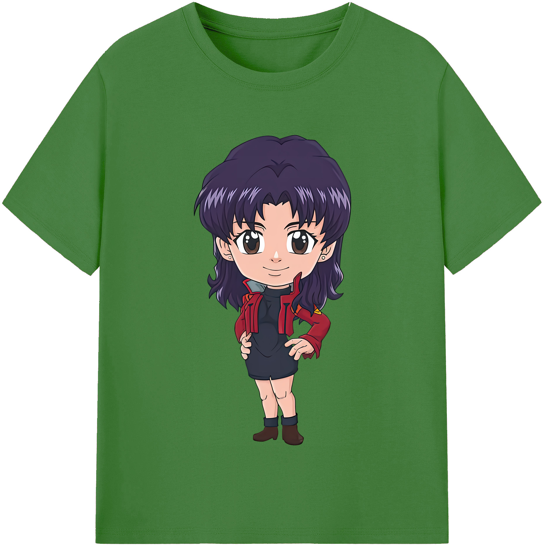 （画像用） EVA 新世紀エヴァンゲリオン レディースカジュアルプリントTシャツ（綿100％）